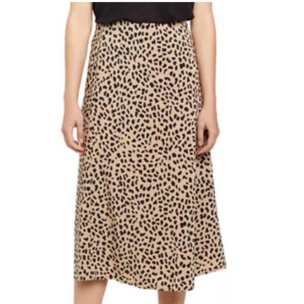 Tjmaxx Japna Leopard Midi Skirt
